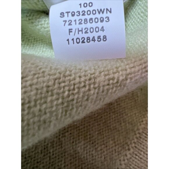 nordsrtom encore off the shoulder sweater size 2x heathered lime 100% cashmere - Picture 4 of 16